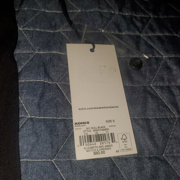 NEW Elizabeth & James Size S Oversized Drop Ruffle Waist Tunic Dress - Picture 5 of 9